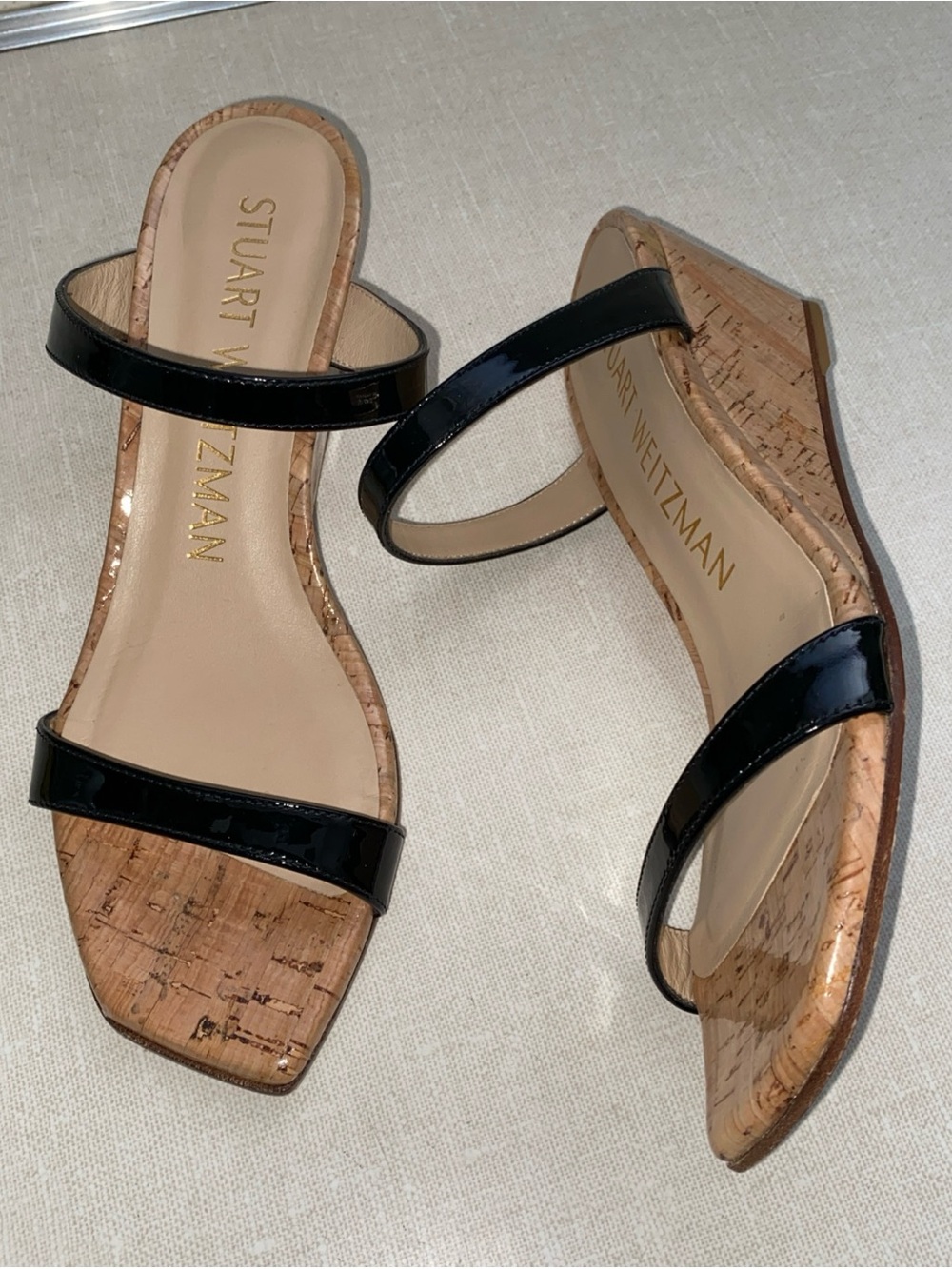 Stuart Weitzman Aleena 50 Wedge Slide Sandal Women’s Size size 6.5